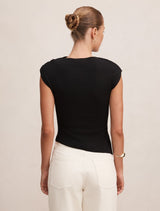 Eleni Asymmetric Knit Top Forever New