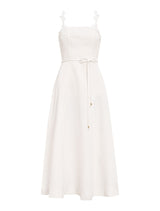 Rosie Flower Applique Midi Dress Forever New