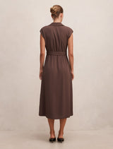 Elsa Sleeveless Trench Midi Dress Forever New