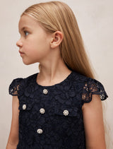 Francesca Girls Lace Taffeta Dress Forever New