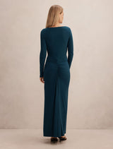 Avery Ruched Jersey Maxi Dress Forever New