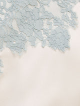 Adele One Shoulder Lace Trim Top Forever New