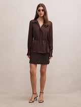 Arlo Waist Tie Shirt Forever New