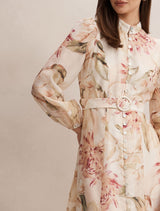 Elena Printed Midi Dress Forever New