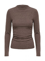 Josette Mock Neck Long Sleeve Top