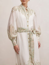 Lucena Button Front Midi Dress Forever New