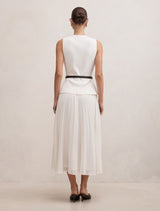 Carrie Woven Mix Knit Dress Forever New
