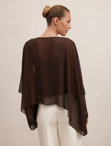 Gia Sheer Cape Top Forever New