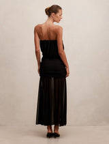 Lyra Bandeau Draped Maxi Dress Forever New