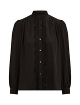 Poppy Lace Trim Blouse Forever New