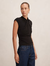 Trinity Twist High Neck Top Forever New