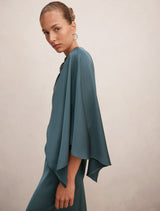 Zinnia Cape Maxi Dress Forever New