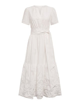 Matilda Embroidered Tie Midi Dress Forever New