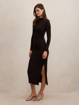 Sammy Glitter Long Sleeve Bodycon Dress Forever New