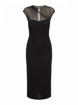 Eadie Sheer Cap Sleeve Midi Dress Forever New