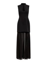 Pearl High Neck Underlay Dress Forever New