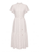Harriet Lace Detail Midi Dress Forever New