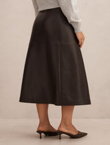 Amelia Pu Wrap Skirt Forever New