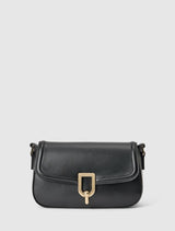 Carly Curve Lock Shoulder Bag 0 Black Forever New