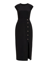 Lisette Column Button Midi Dress Forever New