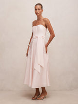 Daniella Strapless Midi Dress Forever New