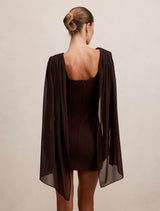 Bowie Mini Dress With Shawl Forever New