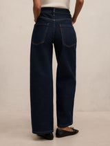 Nicki Petite Mid-Rise Straight Jeans Forever New