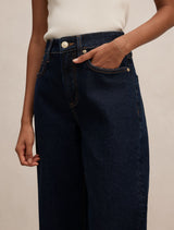 Nicki Petite Mid-Rise Straight Jeans Forever New