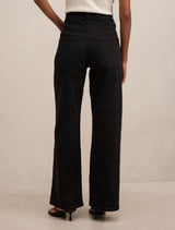 Nicki Petite Mid-Rise Straight Jeans Forever New