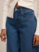 Emma Petite Mid Rise Barrel Jeans Forever New