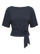 Paige Flutter Sleeve Tie Back Top Forever New