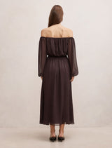 Elodie Off Shoulder Midi Dress Forever New