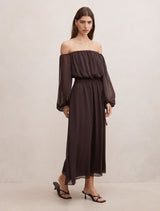 Elodie Off Shoulder Midi Dress Forever New