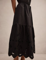 Dahlia Petite Embroidered Midi Dress Forever New