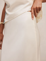 Adele Lace Trim Midi Skirt Forever New