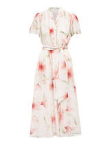 Dahlia Button Tie Midi Dress Forever New