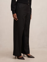 Kyla Petite Belted Straight Leg Pants Forever New
