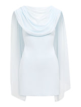 Bowie Petite Mini Dress With Shawl Forever New