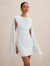 Bowie Petite Mini Dress With Shawl Forever New