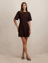 Cora T-Shirt Tie Mini Dress Forever New