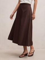 Chrissy Cotton Midi Skirt Forever New