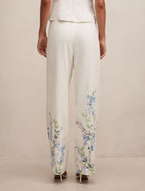 Soleil Floral Placement Print Pants Forever New