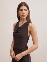 Jae Bubble Back Hardware Maxi Dress Forever New