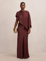 Zinnia Petite Cape Maxi Dress Forever New