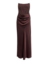 Ivy Petite Lace Corset Maxi Dress Forever New