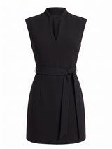 Rory Structured Tie Mini Dress Forever New