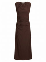 Alisa Ruched Jersey Midi Dress Forever New