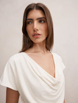 Phoebe Draped Cowl Top Forever New