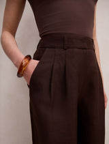 Eva Linen Wide Leg Pants Forever New