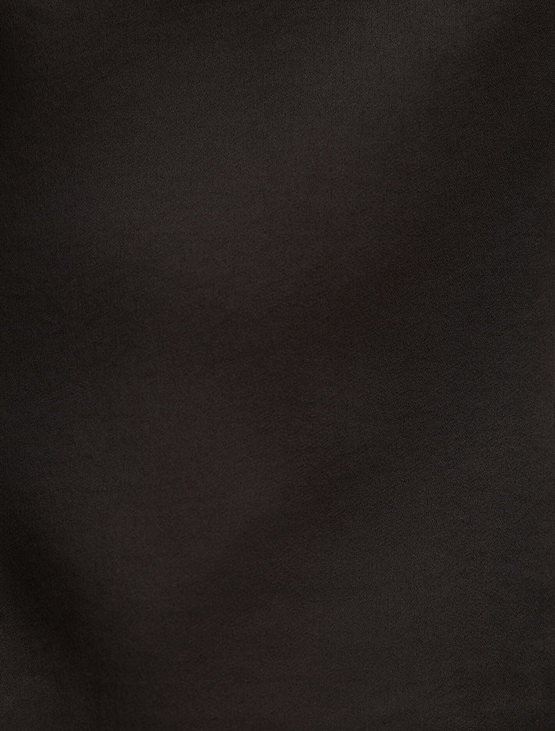 Millie High Neck Cape Top Black | Forever New